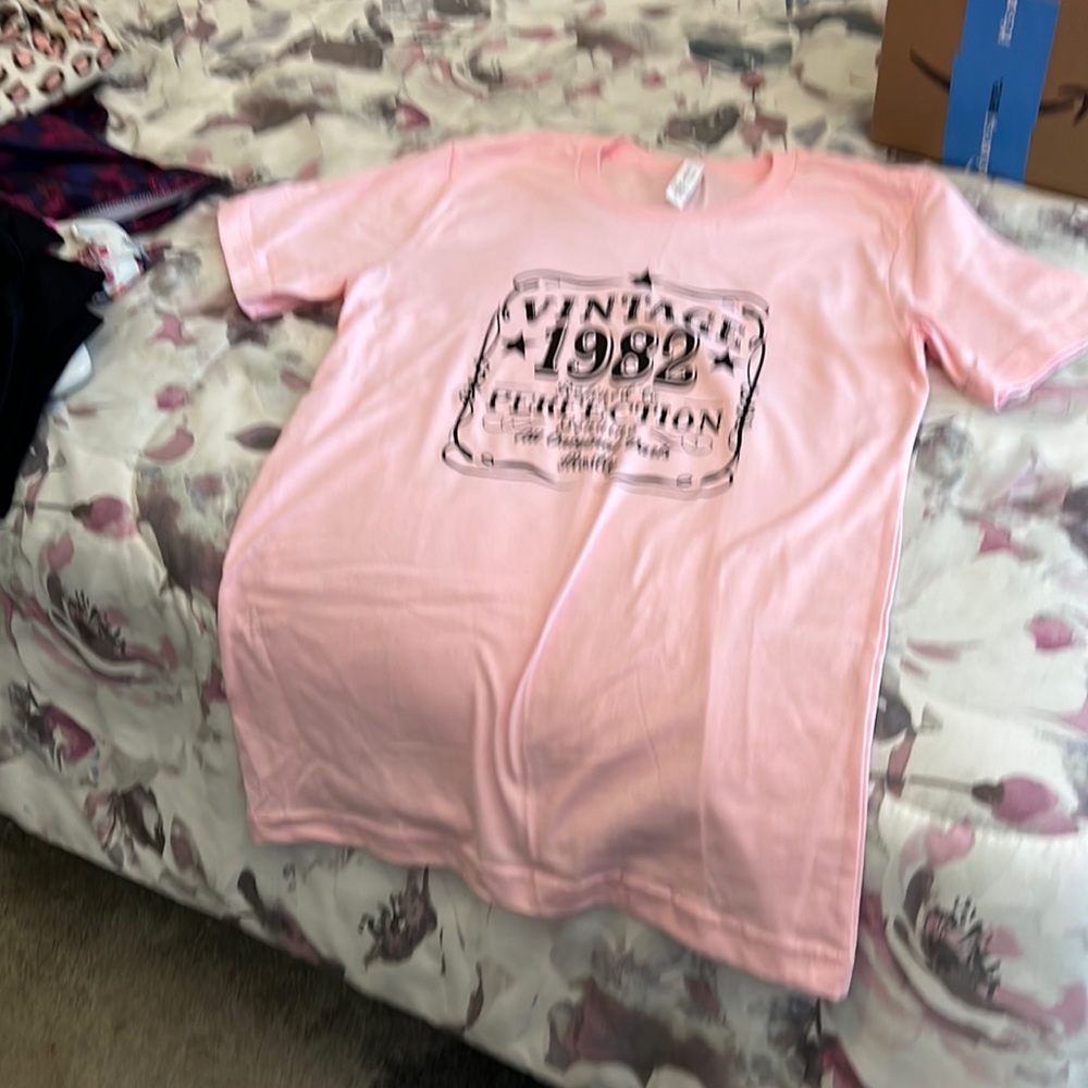 Vintage 1982 pink t-shirt